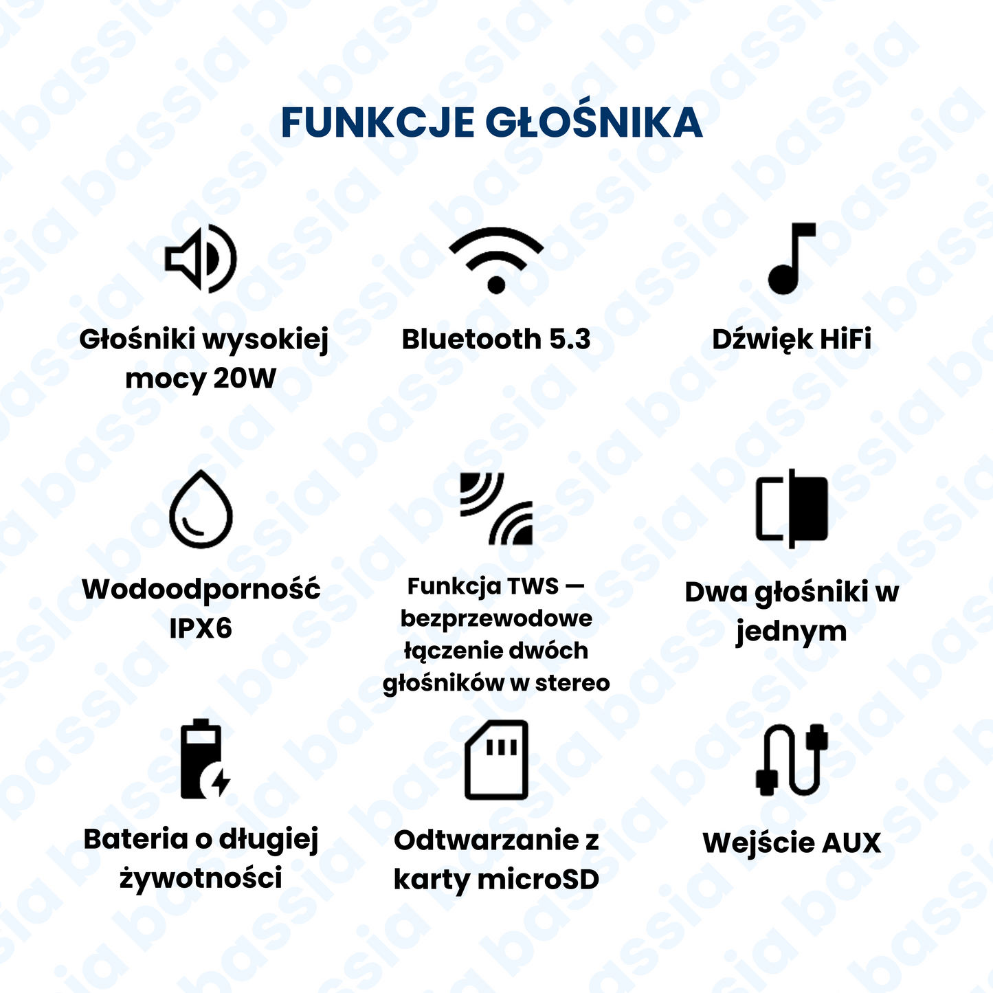 BASSIA™ STEREO PRO - Głośniki Bluetooth 2w1 | Magnetyczne Połączenie | Dźwięk Stereo